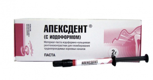 Паста кальциевая Владмива Апексдент с йодоформом (шприц, 2,2 г)